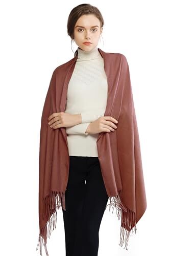 Women's Scarf Pashmina Shawls and Wraps for Evening Dress Bridesmaid Rust |  eBay