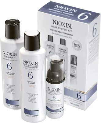 Nioxin Trial Starter Kit System 6 Shampoo Conditioner Behandlung