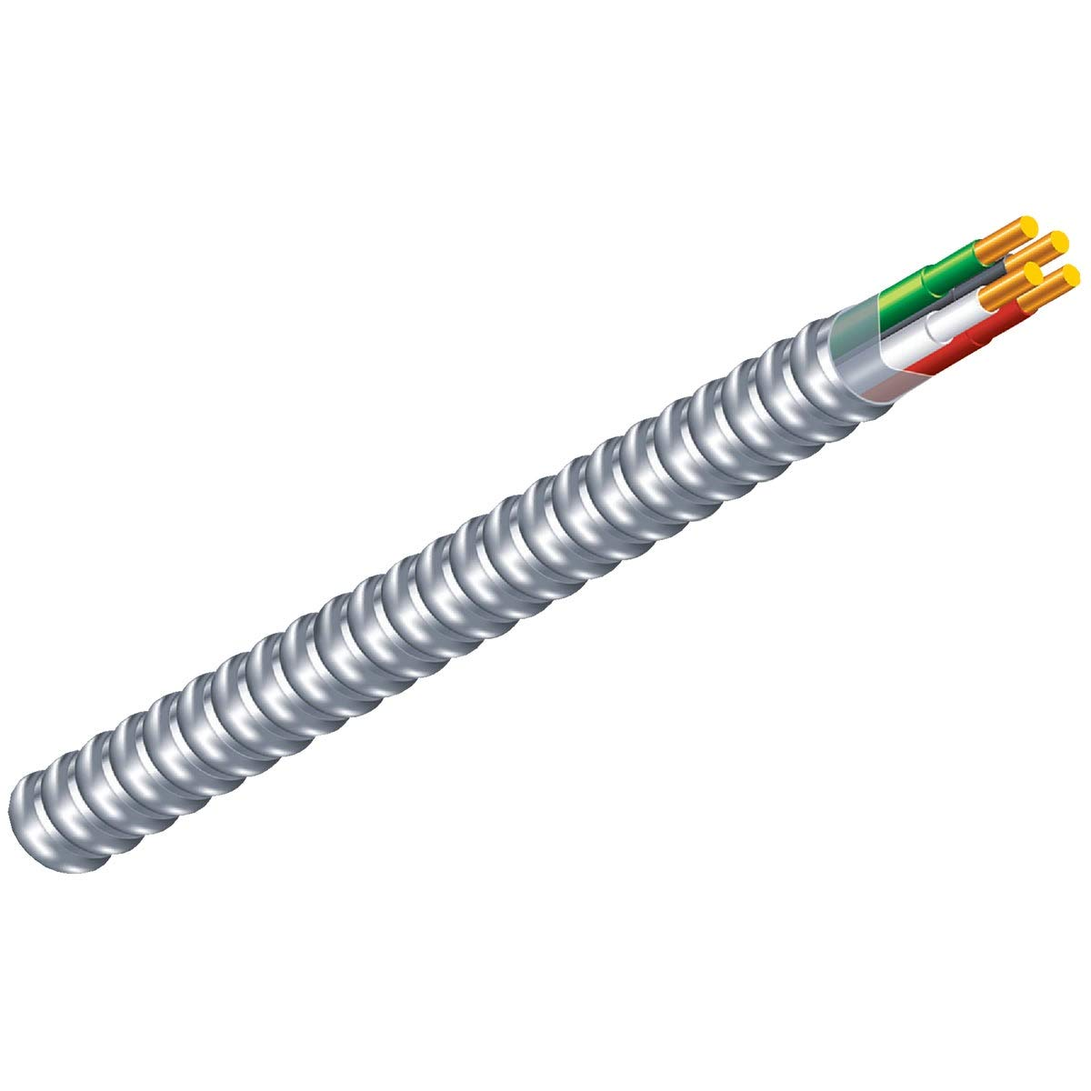 Woods 68583423 100' 12/3 MC Alum Cable | eBay Woods 68583423 100' 12/3 MC Alum Cable | eBay