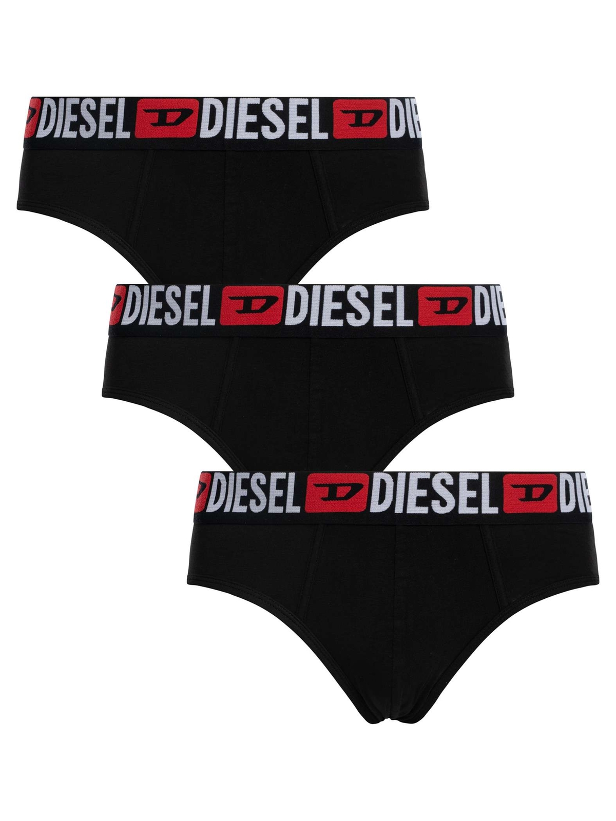 Мужские трусы Diesel Andre из 3-х комплектов, черные