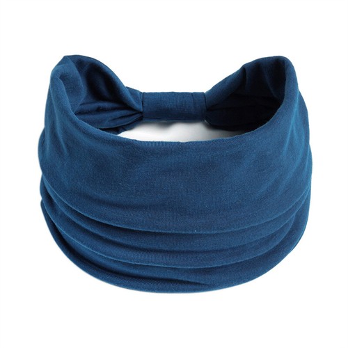Running Soft Extra Wide Yoga Headband Hairband Stretchy Elastic Turban Head Wrap - Picture 50 of 58