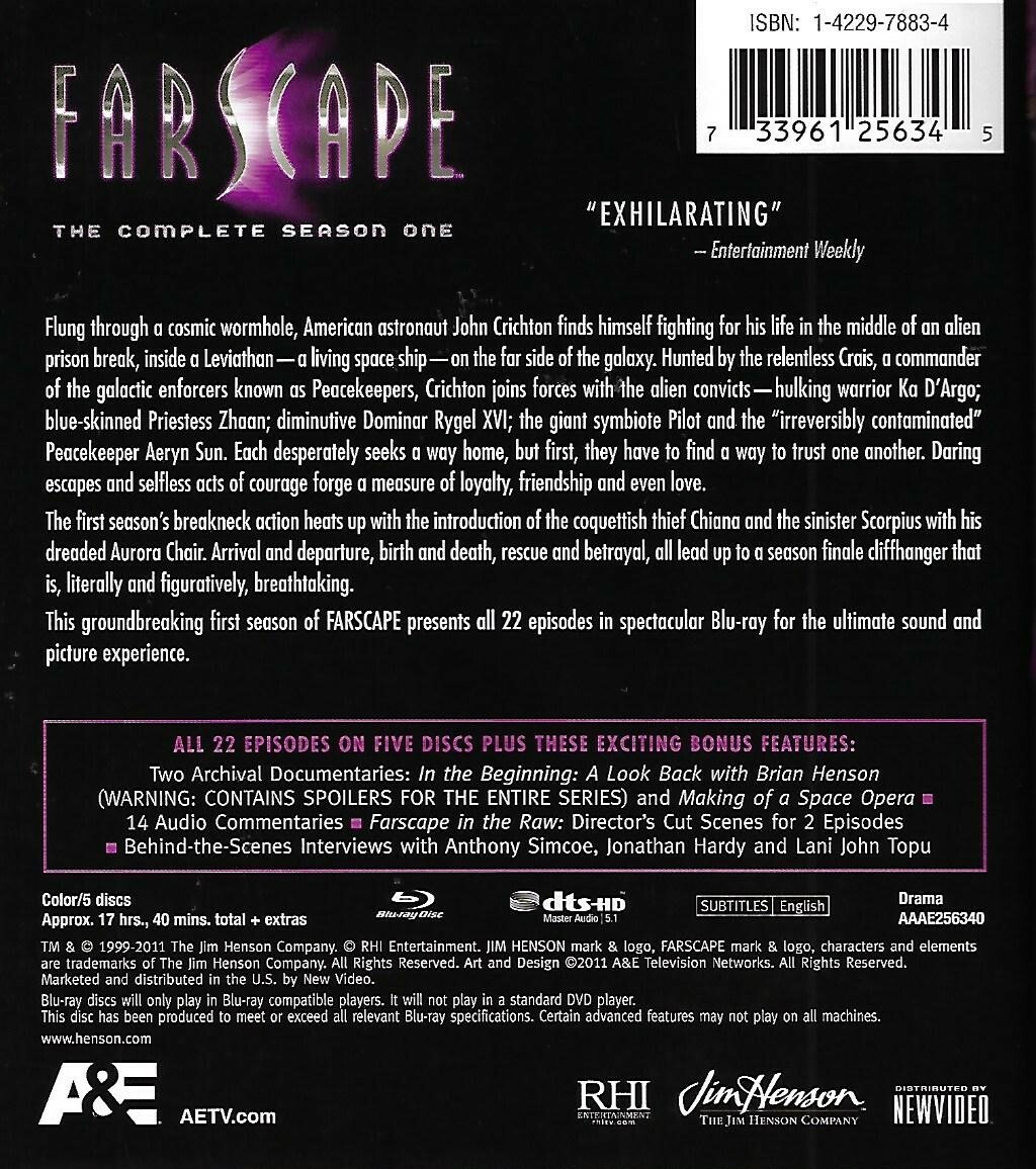 (未使用･未開封品)Farscape: The Complete Season One [Blu-ray] Farscape- Complete Season One 733961256345| eBay