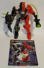 100% Complete & Retired Hero Factory: Splitface (6218) with Instruction Manual 
