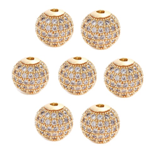 5 Pcs Diamante Accessories Making Beads Disco Spacer Zircon Loose Clay - Picture 8 of 11