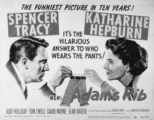 8129-12 ad slick Katharine Hepburn Spencer Tracy Adam's Rib 8129-12 8129-12