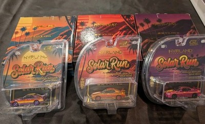 NVRLand Collectibles 1999 Nissan Skyline R34 Solar Run Full Set of 3