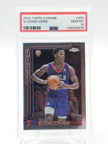 2025 Topps VJ Edgecombe Base (PSA 10)