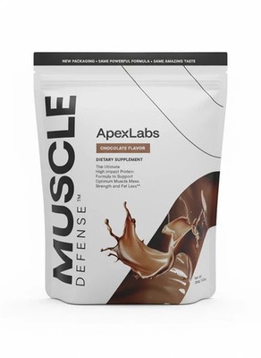 New Apex Labs Muscle Defense Chocolate Flavor- 8.57 OZ - EXP 2027  1