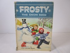 Vintage 1971 Printing Frosty The Snow Man Little Golden Book First Press HC