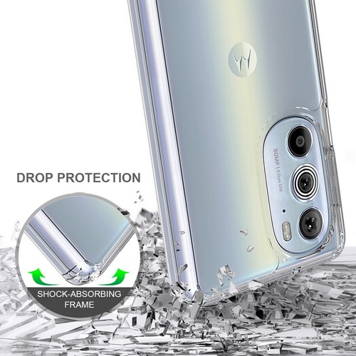 Aquaflex Transparent Anti-shock Étui Housse Légère pour Moto Bord Plus 5G 2022 - Photo 4 sur 7