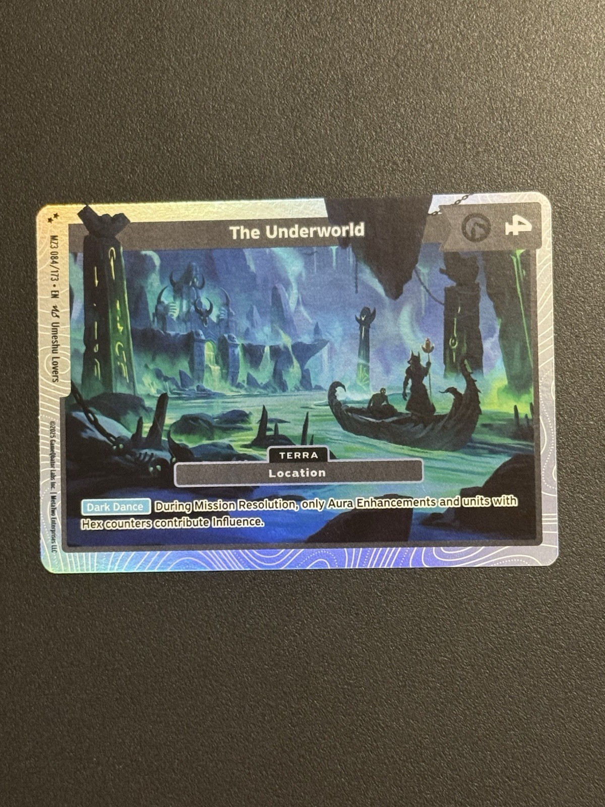 The Underworld 084/173 Super Rare 2 Star MetaZoo Secret Shadows 2025
