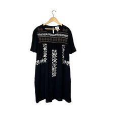 Knox Rose Embroidered Wildrose Dress XS Boho Beach Hippie Vacation Resortwear