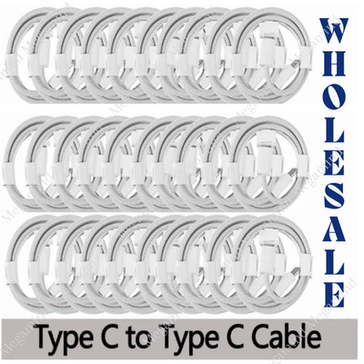 USB C to USB C Cable Braided Samsung PD 60W Fast Charger Lot For iPhone 15/16/17