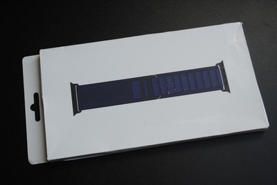 unbenutzt: Apple Watch Alpine Loop Armband Farbe Navy Black (S) - MYPW3ZM/A