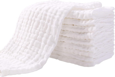 Musselin Tücher für Baby 10er Pack Baby Musselin Quadrate super weich und saugfähig Musl