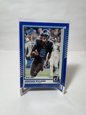 2025 Panini Donruss - Jameson Williams #9 Press Proof Blue