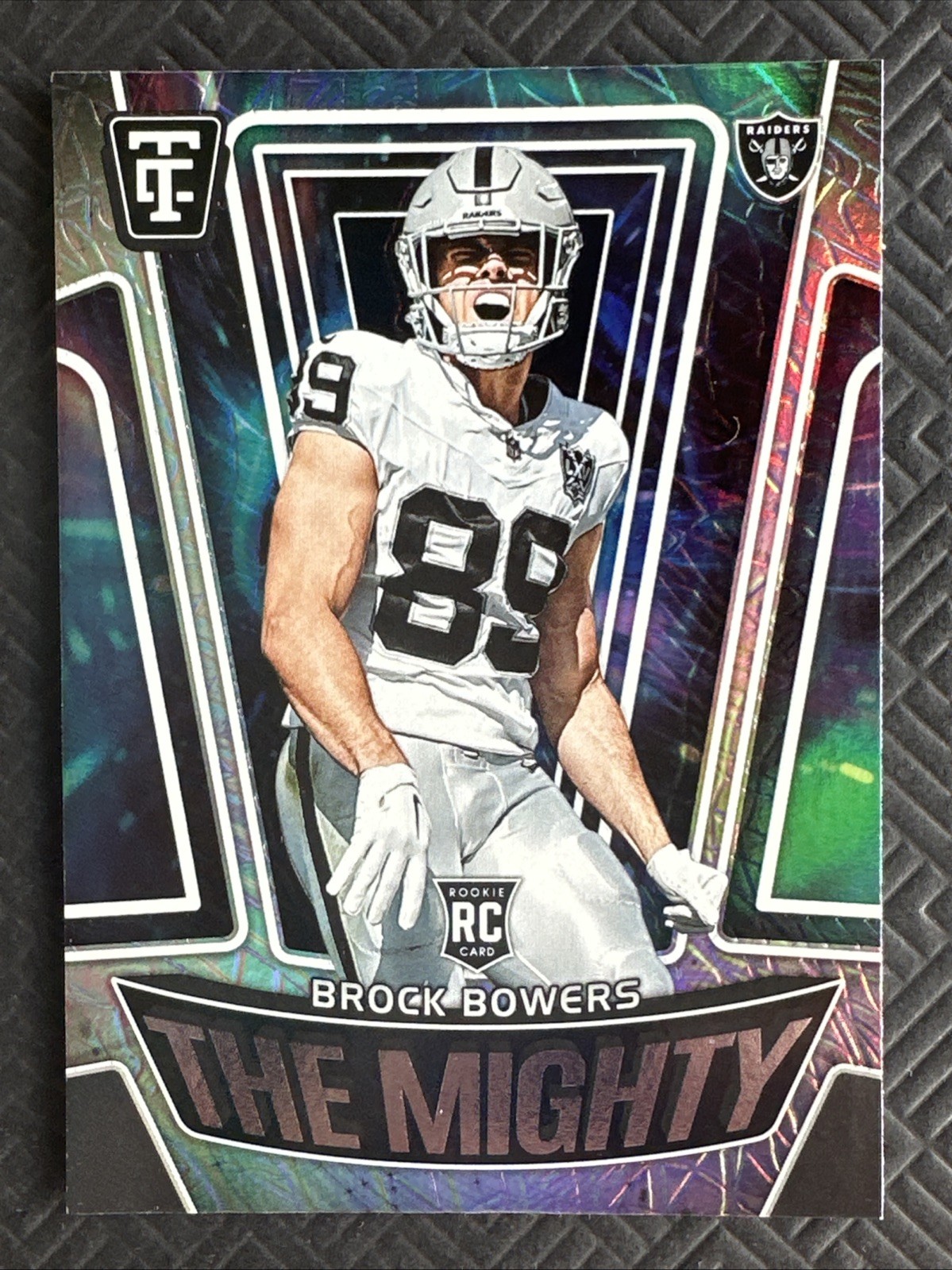 Brock Bowers Panini Totally Certified the Mighty #23 Base