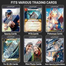 1000CT Semi Rigid Card Holders & 1000x Sleeves For 35pt MTG Trading PSA Cards - Image 3