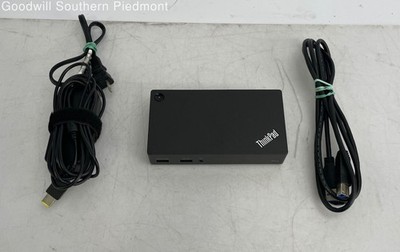Lenovo ThinkPad USB 3.0 Pro Dock Docking Station with OEM 45W Adapter - Tested