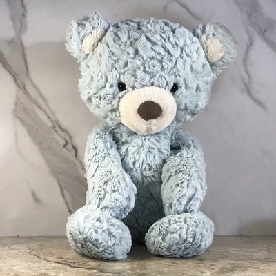 MARY MEYER PUTTY SEAFOAM BLUE TEDDY BEAR LOVEY STUFFED PLUSH ANIMAL