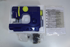 BRAND NEW John Lewis JL Mini Portable Sewing Machine, Blue 10 Stitch Options #W5