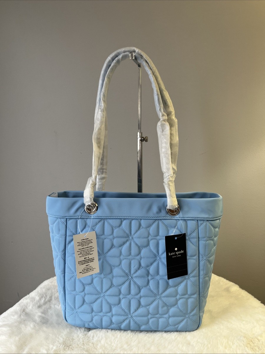 New Kate Spade - Spade Flower Quilted Fabric Medium Tote