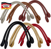 12 StüCk Taschengriffe FüR HäKeltaschen, 6 Farben Lederhandtasche Griffe Taschen