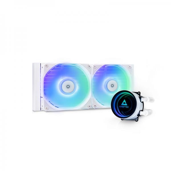 Chieftec ICEBERG 240-RGB-W Case per computer Raffreddatore di liquidi tutto in u - Immagine 4