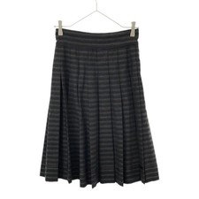 MARC JACOBS Made in USA Wool Blend Pleated Midi Skirt Gray Size 2