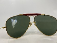 True Ray Ban Bosch  Lomb Vintage Outdoorsman Aviator Gold Frame Sunglasses