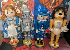 Kurt Adler 14  WIZARD OF OZ Lion Scarecrow Ti...