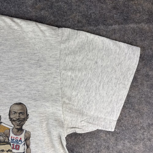 Vintage 1992 USA Olympic Shirt Medium Dream Team Salem Single Stitch Basketball - Picture 5 of 18