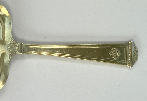 TIFFANY STERLING SILVER 925 SAN LORENZO HEART SHAPED NUT BON BON SPOON - Picture 8 of 12