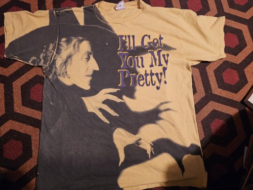 Vintage 1997 The Wizard of OZ Wicked Witch All Over Print T-Shirt - One Size
