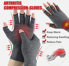 Medical Arthritis Gloves Compression Copper Pain Relief Hand Wrist Support Brace
