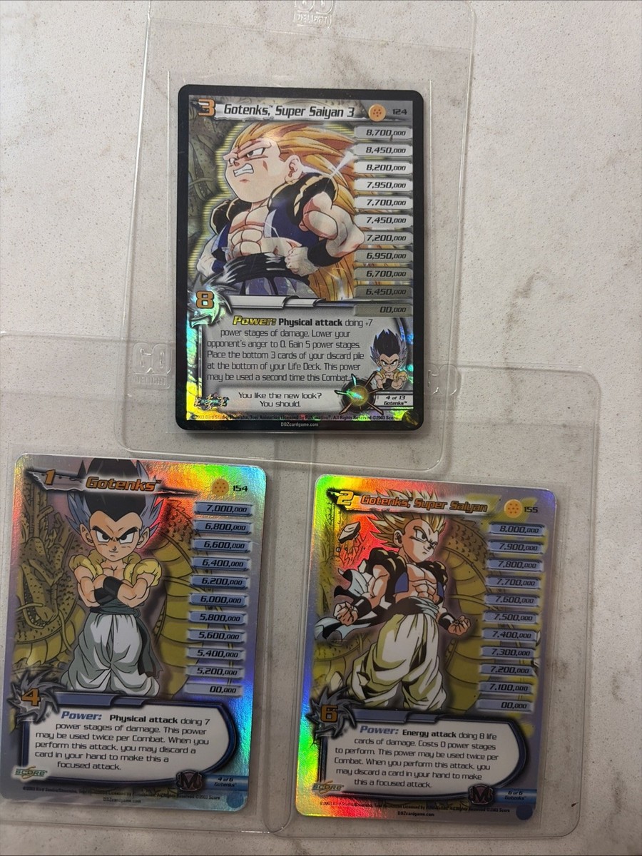 DBZ CCG Gotenks Super Saiyan 3 LV3 Foil Ultra Rare 124 Fusion Saga