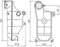 Mahle Crt 119 000S AusgleichsbehäLter, KüHlmittel FüR MERCEDES-BENZ