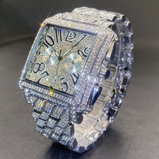 Luxus Style Chronograph Uhr Herren Quarz Armb...