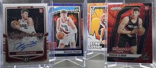 2024-25 Donovan Clingan (RC) Trialblazers (4) Card Lot: Optic Signatures Series
