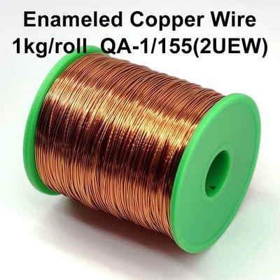 QA-1 2UEW Enameled Copper Wire 1kg 0.1-1.6mm Magnet Coil DIY Repair ToolX