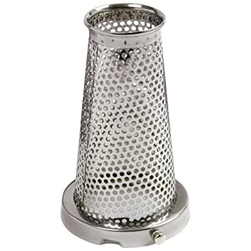 Gray Food Strainer 5.5x3.25 Coarse Stainless Steel Screen for Baking Sauces