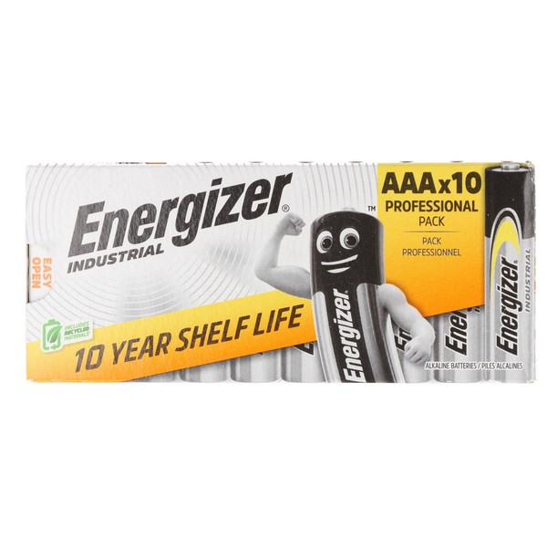 Energizer Batterie Alkaline, Micro, Aaa, LR03, 1.5V Industrial, Retail Blister (-image