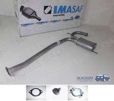 IMASAF Auspuff Mitteltopf+Zubehör für Renault R19 Kat 1.7+1.8+1.9 dt 1988-1995