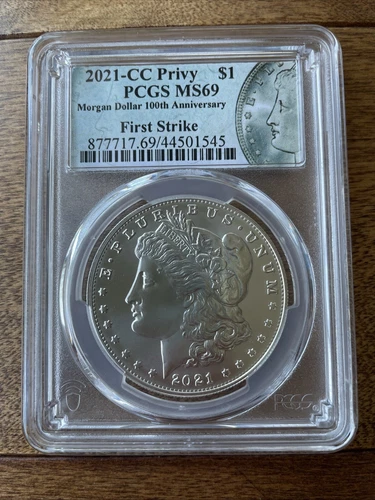 2021 CC Privy Morgan Silver Dollar PCGS MS69 First Strike Carson City
