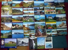 JOB LOT 35 VINTAGE POSTCARDS: SCOTLAND PERTHSHIRE EDINBURGH ROSS-SHIRE INVERNES