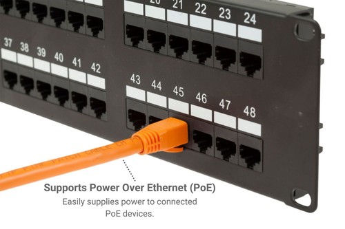 CAT8 Shielded Ethernet Patch Cable, 40Gbps, Snagless, 25 ft, Orange - 第 6/7 張圖片
