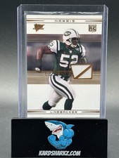 DAVID HARRIS ROOKIE JERSEY patch /25 2007 TOPPS PERFORMANCE #127 NY Jets