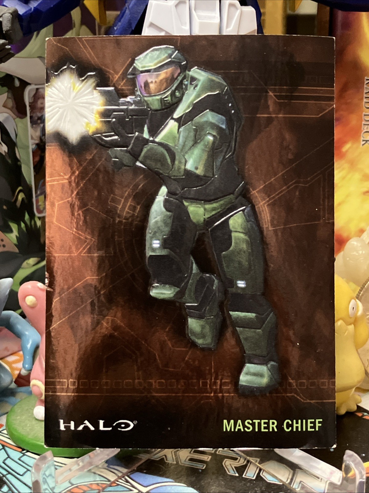 2007 TOPPS HALO EMBOSSED FOIL 1 of 10 MASTER CHIEF, Good Condition, Vintage