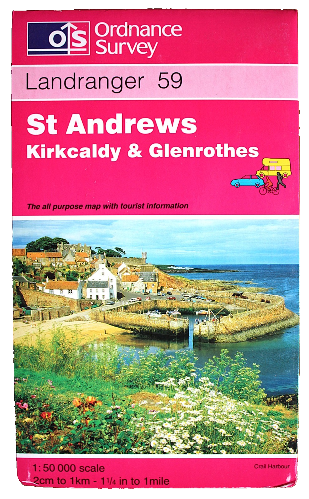 Ordnance Survey Landranger Map 59 St Andrews Kirkaldy & Glenrothes  4th issue