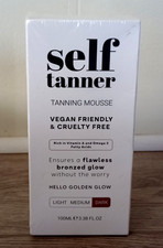 Self Tanner Tanning Mousse For Face And Body, Sunless Dark 100ml Exp. 05/2027